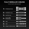Corsair HXi-Serie HX1500i ATX 3.1 PCIe 5.1 1500 W 80 Plus Platinum Modular