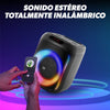 Cube Blaster 40 W Bluetooth 5.0 Party-Lautsprecher mit RGB-LED-Karaoke, USB, SD-Karte und Mikrofon, Schwarz