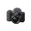 Fnac-Vlogging-Hybrid-Set: Sony ZV-E10 + E PZ 16–50 mm f/3,5–5,6 OSS + zweiter Akku + Ladegerät