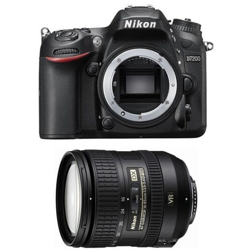 NIKON D7200 24 Megapixel + Objektiv AF-S 16–85 mm F3,5–5,6G ED VR DX
