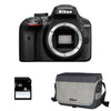 NIKON D3400 (ohne Objektiv) + Tasche + 4 GB SD-Karte