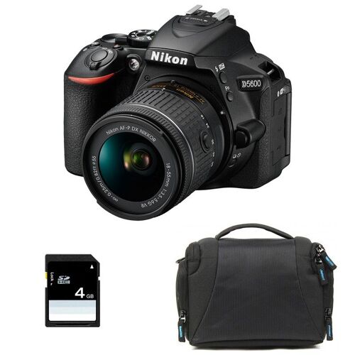 NIKON D5600 + 18-55 VR + Tasche + 4 GB SD-Karte