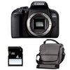 CANON EOS 800D (ohne Objektiv) + Tasche + 4 GB SD-Karte