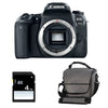 CANON EOS 77D (ohne Objektiv) + Tasche + 4 GB SD-Karte