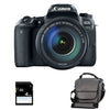 CANON EOS 77D + 18-135 IS + Tasche + 4 GB SD-Karte
