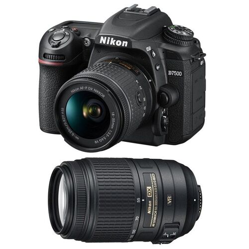 Nikon D7500 + AF-P DX NIKKOR 18–55 mm f/3,5–5,6G VR + AF-P DX 70–300 f/4,5–6,3 G ED VR