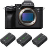 Sony Alpha 7 III Systemkamera mit 24,2 Megapixel + SEL-Objektiv 24–70 mm F4 ZA OSS + SEL-Objektiv 70–200 mm F4 G OSS