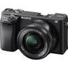 Sony Alpha 6400 (A6400) 24,2 Megapixel, schwarz + Objektiv 16–50 mm, F 3,5–5,6, OSS (schwarz) + Objektiv 55–210 mm, F 4,5–6,3, OSS
