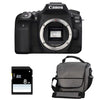 CANON EOS 90D (ohne Objektiv) – 3 Jahre Garantie + Tasche + 8 GB SD-Karte