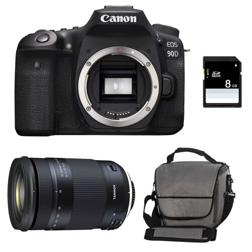 CANON EOS 90D + TAMRON 18-400 VC mit 3 Jahren Garantie + Tasche + 8 GB SD-Karte
