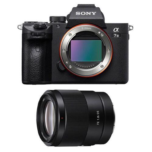 SONY Hybridkamera ALPHA 7 III + FE-Objektiv 35 mm f/1,8