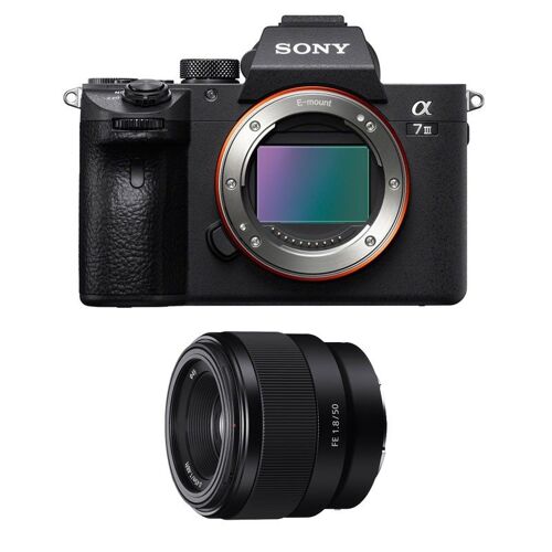 SONY ALPHA 7 III + FE 50 mm f/1,8 – 3 Jahre Garantie