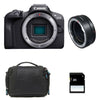 CANON EOS R100 – 3 Jahre Garantie + Tasche + 8-GB-SD-Karte + EF-EOS-R-Adapterring