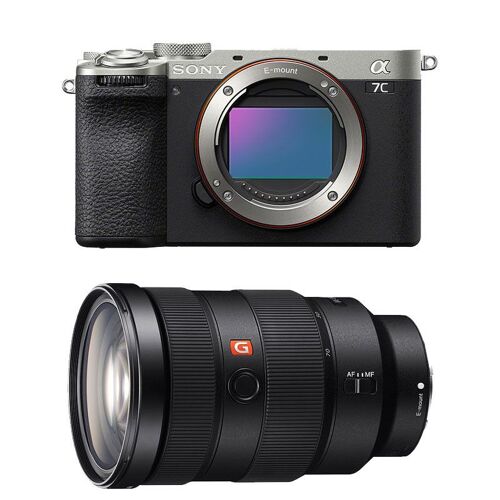 Hybridkamera – SONY – ALPHA 7C II SILVER – 33 Megapixel – 4K-Video – FE-Objektiv 24–70 f/2,8 GM