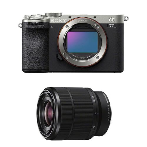 Hybridkamera – SONY – ALPHA 7C II SILVER – 33 Megapixel – 4K-Video – FE-Objektiv 28–70 f/3,5–5,6