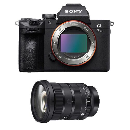 SONY Alpha 7 III + SIGMA-Objektiv 24–70 mm f/2,8 DG DN II Art – 3 Jahre Garantie