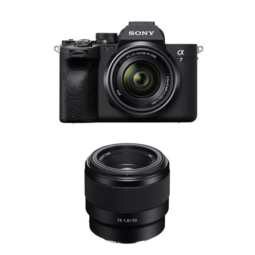 SONY ALPHA 7 IV + FE-Objektiv 28–70 mm + FE 50 mm f/1,8 – 3 Jahre Garantie