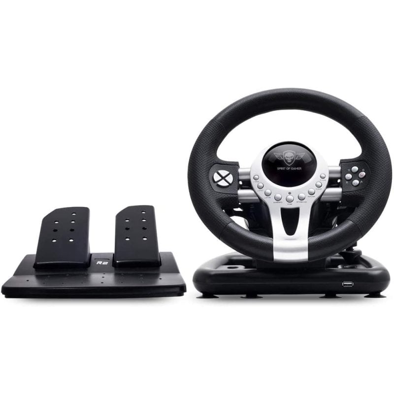 Spirit of Gamer Race Wheel Pro 2 Lenkrad und Pedale für PS4/PS3/Xbox One/PC