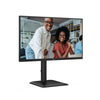 24-Zoll-AOC-Monitor, Full HD 1920 x 1080, 120 Hz, IPS, LED, flimmerfrei, blaues Licht reduziert, USB-C, 90 W