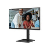 24-Zoll-AOC-Monitor, Full HD 1920 x 1080, 120 Hz, IPS, LED, flimmerfrei, blaues Licht reduziert, USB-C, 90 W