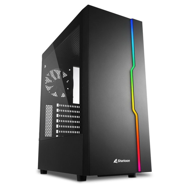 Sharkoon RGB Slider Midi-Tower Schwarz