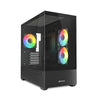 PC-Gehäuse Sharkoon MK6 RGB Weiß Mikro-ATX Midi-Tower RGB-LED-Lüfter PC-Gehäuse Sharkoon MK6 RGB Weiß Mikro-ATX Midi-Tower RGB-LED-Lüfter