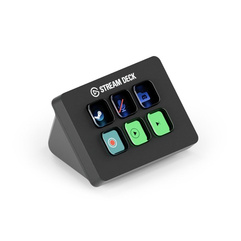 Elgato Stream Deck Mini – Kompakter Controller für Gamer – Individuell anpassbare Tasten