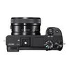Sony a6300 ILCE-6300L – Digitalkamera – spiegellos – 24,2 MP – APS-C – 4K / 30 fps – 3-facher optischer Zoom, 16–50-mm-Objektiv – WLAN, NFC – schwarz