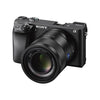 Sony a6300 ILCE-6300M - Digitalkamera – spiegellos – 24,2 MP – APS-C – 4K / 30 fps – 7,5-facher optischer Zoom, E-Objektiv 18–135 mm OSS – WLAN, NFC – schwarz