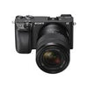 Sony a6300 ILCE-6300M - Digitalkamera – spiegellos – 24,2 MP – APS-C – 4K / 30 fps – 7,5-facher optischer Zoom, E-Objektiv 18–135 mm OSS – WLAN, NFC – schwarz
