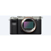 Sony a7C ILCE-7C – Digitalkamera – spiegellos – 24,2 MP – Vollformat – 4K / 30 fps – nur Gehäuse – WLAN, NFC, Bluetooth – silber
