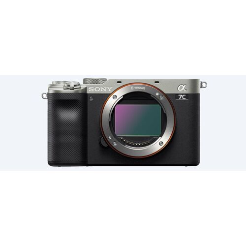 Sony a7C ILCE-7C – Digitalkamera – spiegellos – 24,2 MP – Vollformat – 4K / 30 fps – nur Gehäuse – WLAN, NFC, Bluetooth – silber