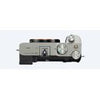 Sony a7C ILCE-7C – Digitalkamera – spiegellos – 24,2 MP – Vollformat – 4K / 30 fps – nur Gehäuse – WLAN, NFC, Bluetooth – silber