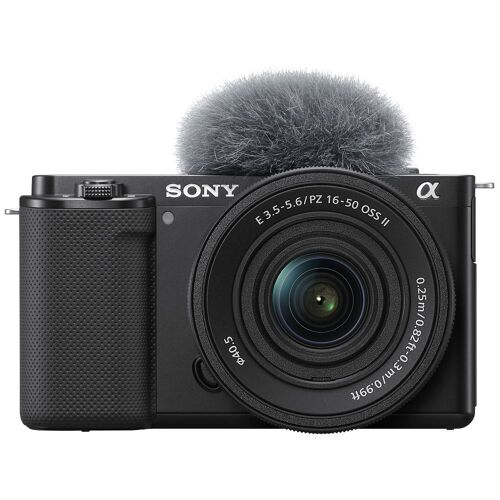 Sony ZV-E10 Kit, E 16–50 mm II, Schwarz
