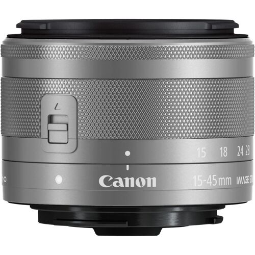 Canon EF-M-Objektiv 15–45 mm f/3,5–6,3 IS STM – Silber