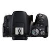 Canon EOS 200D in Schwarz mit EF-S 18–55 mm f/4–5,6 IS STM-Objektiv