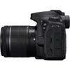 Canon EOS 90D – Digitalkamera – Spiegelreflexkamera – 32,5 MP – 4K / 30 fps – 3-facher optischer Zoom, Objektiv EF-S 18–55 mm IS STM – WLAN, Bluetooth