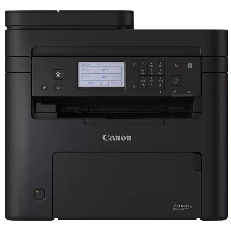 Multifunktionsgerät Canon i-SENSYS MF275dw – Schwarzweiß-Laserdrucker, WLAN, Duplexdruck, Fax, ADF, Touchscreen