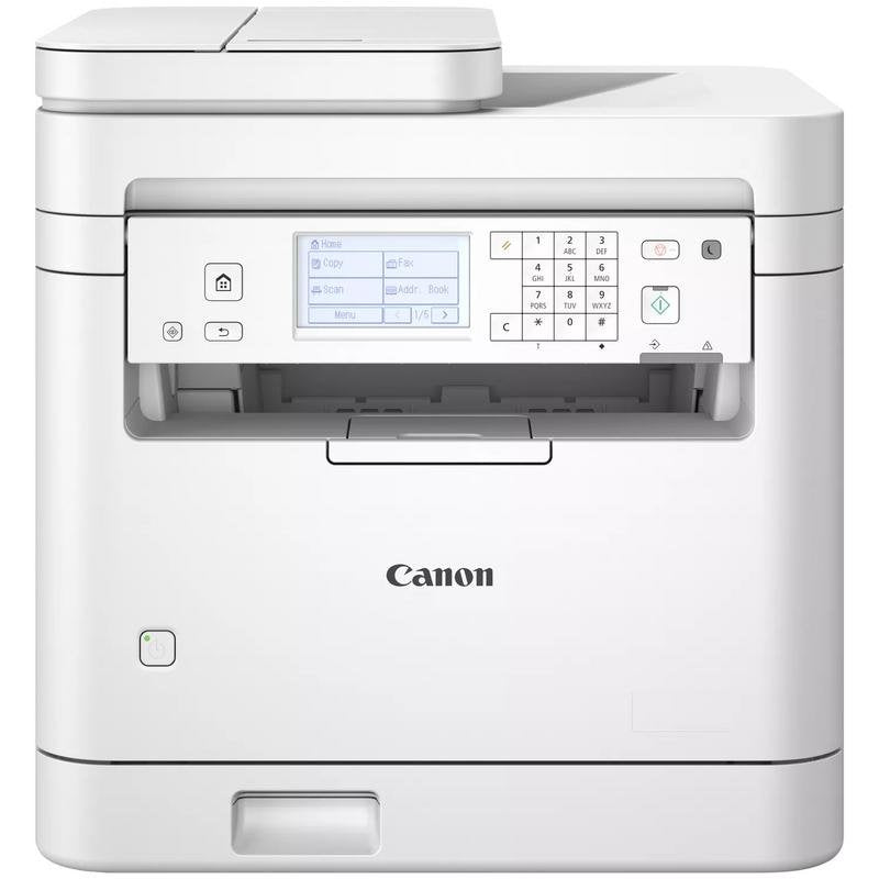 Multifunktionsgerät Canon i-SENSYS MF287dw – Schwarzweiß-Laserdrucker, WLAN, Duplexdruck, Fax, ADF, weiß