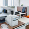 Multifunktionsgerät Canon i-SENSYS MF287dw – Schwarzweiß-Laserdrucker, WLAN, Duplexdruck, Fax, ADF, weiß