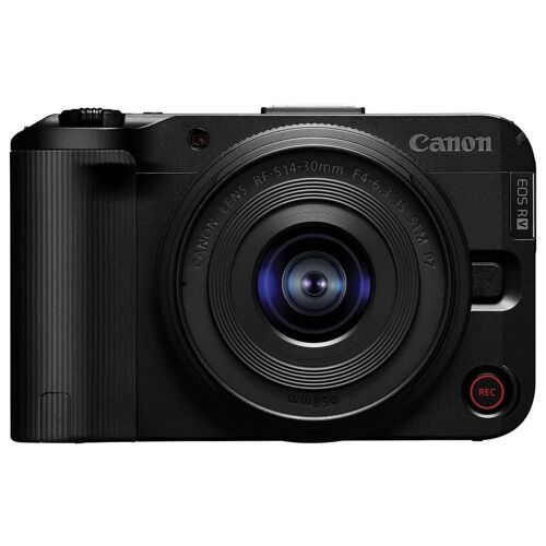 Canon EOS R50 V – Digitalkamera – spiegellos – 24,2 MP – APS-C – 4K / 30 fps, Objektiv RF-S 14–30 mm F4–6,3 IS STM PZ – WLAN, Bluetooth – schwarz