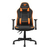 Stuhl Cougar Fusion S Gaming mit 3D-Lendenwirbelstütze, ergonomisch, schwarz-Orange