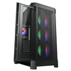 Cougar DuoFace Pro RGB Mid-Tower, gehärtetes Glas, USB-C, Schwarz