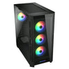 Cougar DuoFace Pro RGB Mid-Tower, gehärtetes Glas, USB-C, Schwarz
