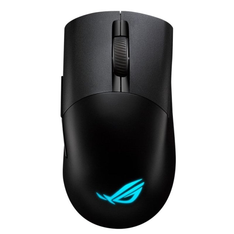 ASUS ROG Keris Wireless AimPoint Gaming-Maus (rechts) – RF-Funk + Bluetooth + USB Typ C – optisch – 36.000 DPI