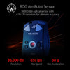 ASUS ROG Keris Wireless AimPoint Maus (rechts) – RF-Funk + Bluetooth + USB Typ C – optisch – 36.000 DPI