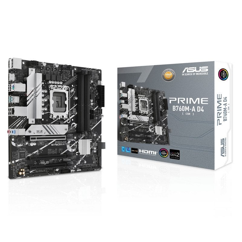 ASUS PRIME B760M-A D4-CSM Intel B760 LGA 1700 Micro-ATX
