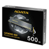 ADATA LEGEND 860 SLEG-860-500GCS Interne Solid-State-Festplatte 500 GB M.2 PCI Express 4.0 NVMe 3D NAND