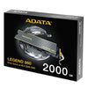 ADATA LEGEND 860 SLEG-860-2000GCS Interne Solid-State-Festplatte 2 TB M.2 PCI Express 4.0 NVMe 3D NAND