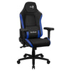 Aerocool Crown Gaming-Stuhl, blaues Leder